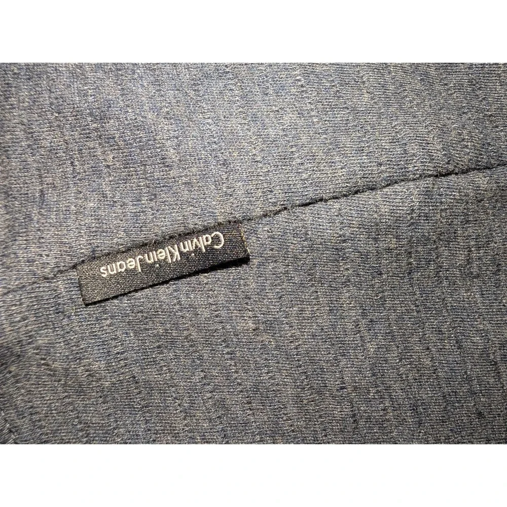 Calvin Klein Jeans Jacket XXL Men's NWT Heather Navy Long Sleeve Quarter Zip